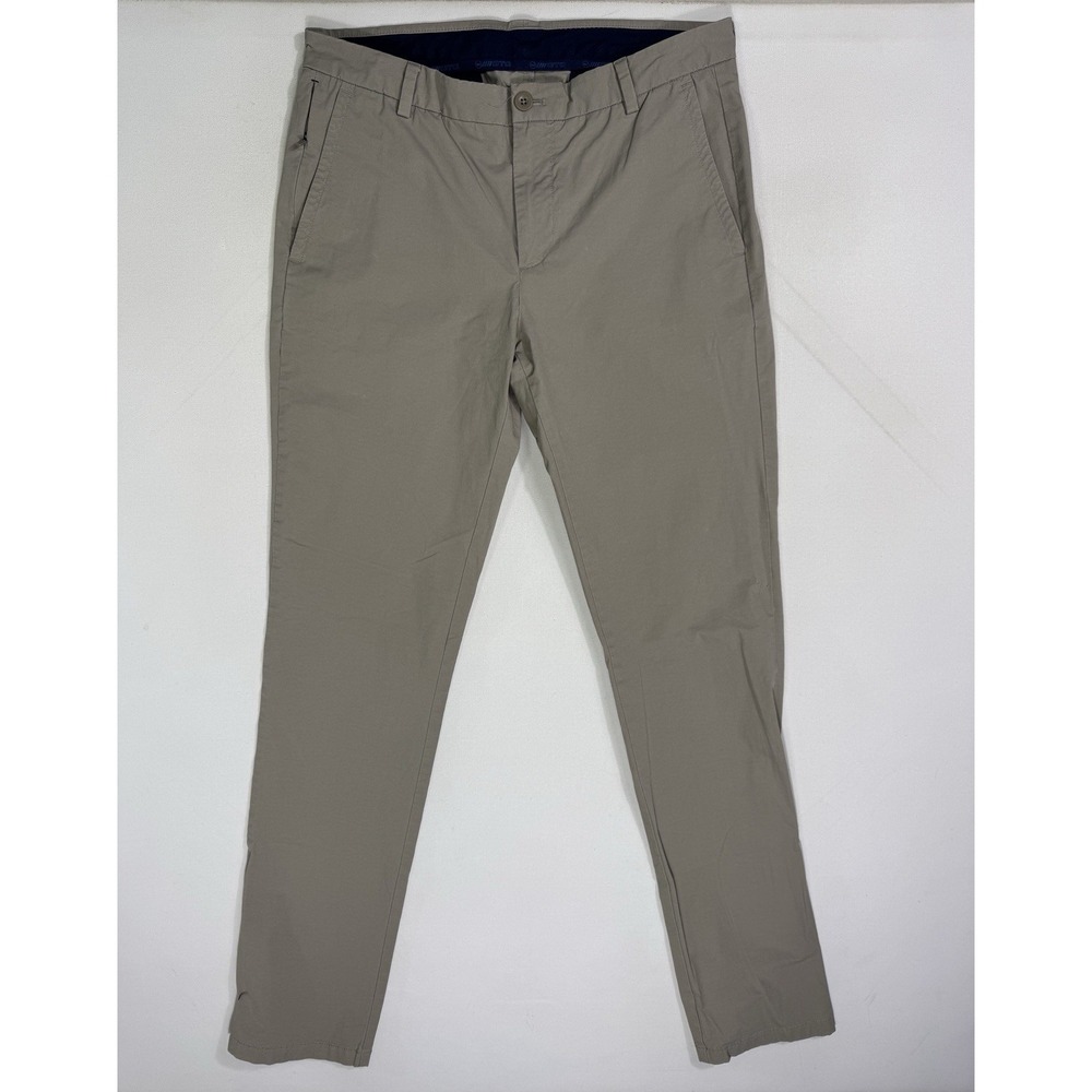 Vineyard Vines Mens 33x34 On The Go OTG Performance Chino Pants Beige Stretch